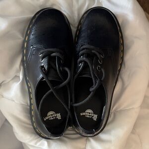 Dr. Martens Black Leather Lace-Up Shoes